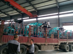 裝車完畢，準備發車