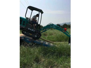 DL15下車作業 顯得輕松自如