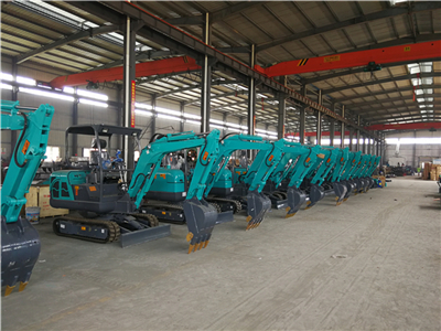 當小挖掘機加快時的狀況 當小挖掘機加快時的狀況